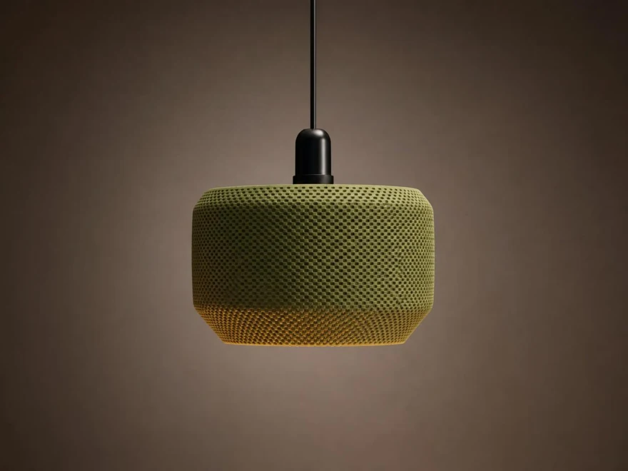 Mreža — maslinasta viseća lampa