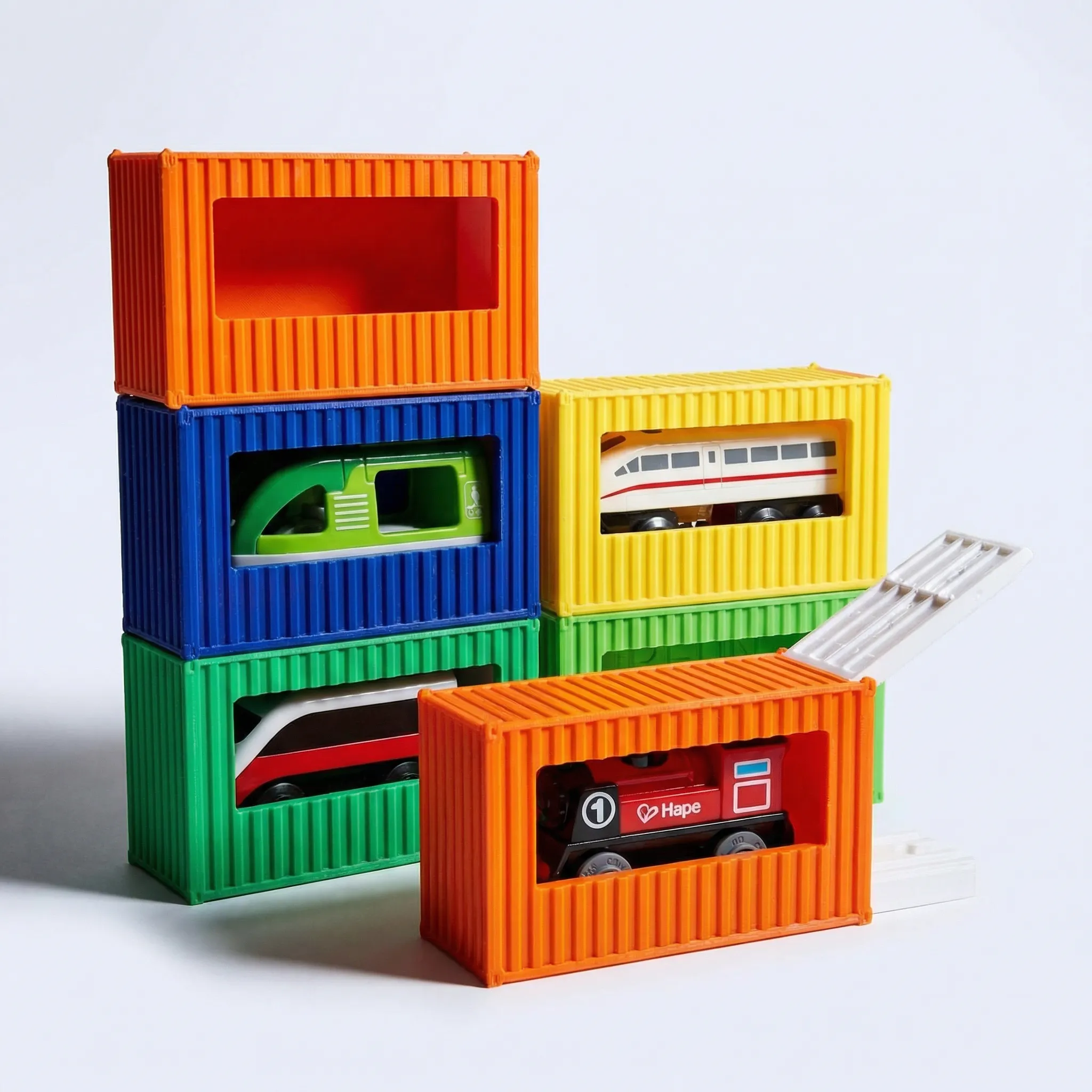 Toy Train Containers