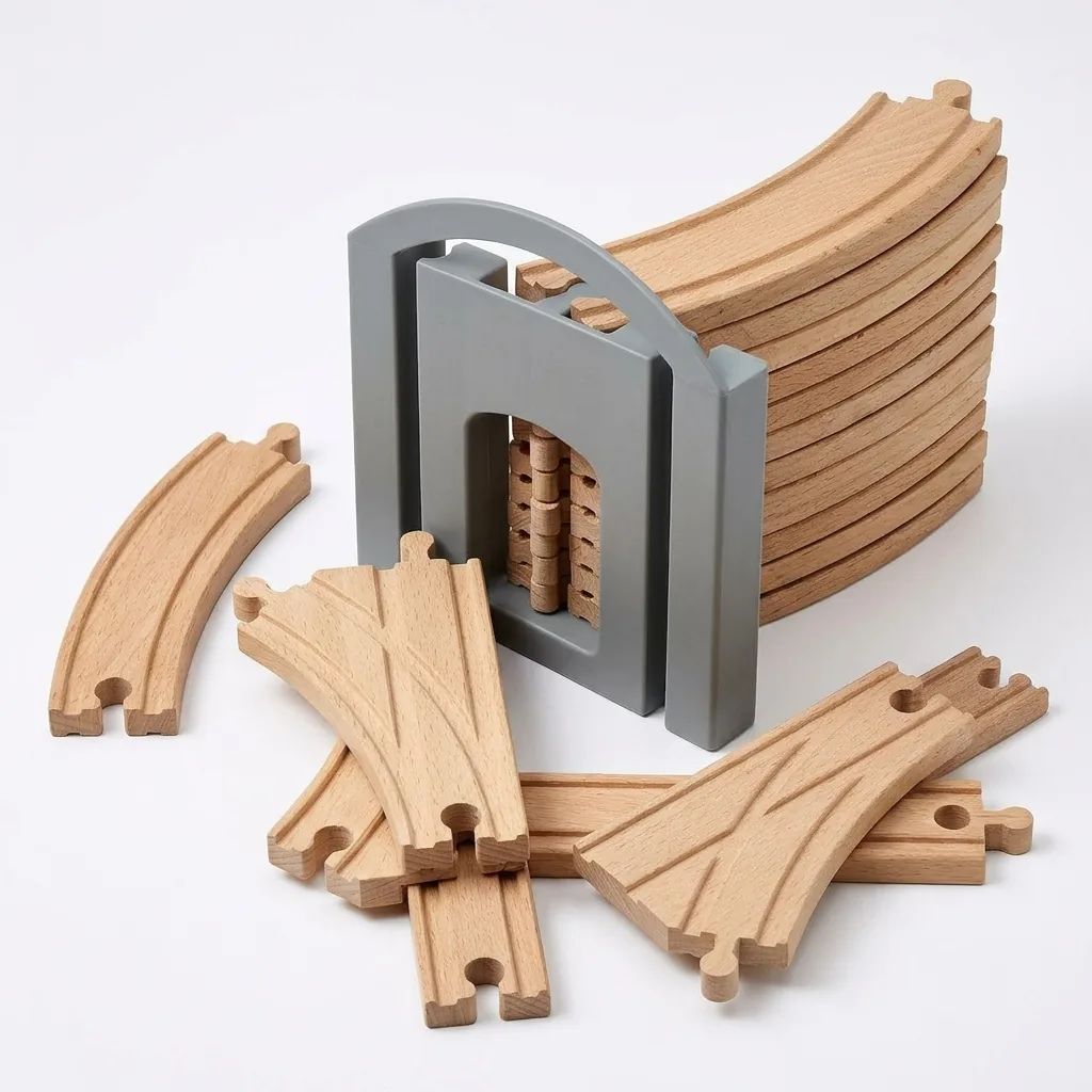 Držač za drvene tračnice