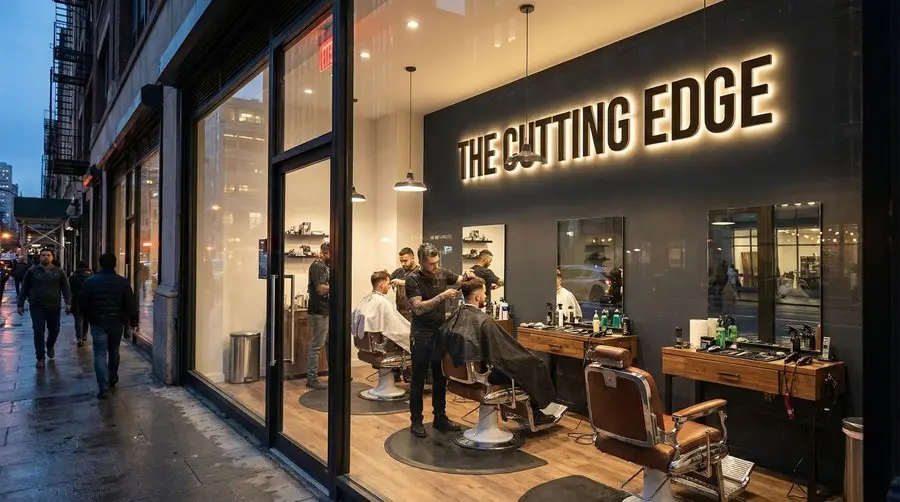 3D natpis za frizerski salon