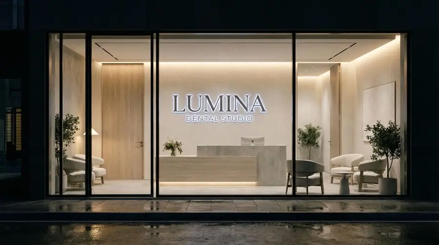 Stomatološka ordinacija sa natpisom