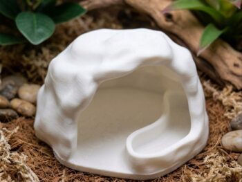 Skriveni deo za terarijum — Ručno izrađen reptilni sklonište