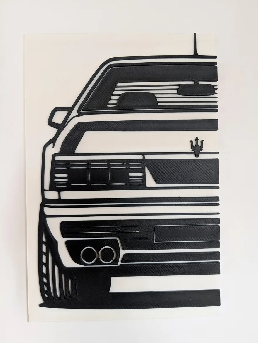 Maserati Biturbo Frontalni Reljef